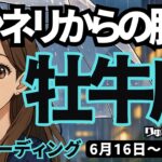 【牡牛座】♉️2025年6月16日の週♉️マンネリからの脱出。新しい世界に向う準備を。おうし座。タロットリーディング
