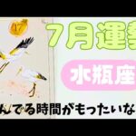 【水瓶座】7月運勢🪷✨️▼タロットカード&オラクルカード&ルノルマンカード占い