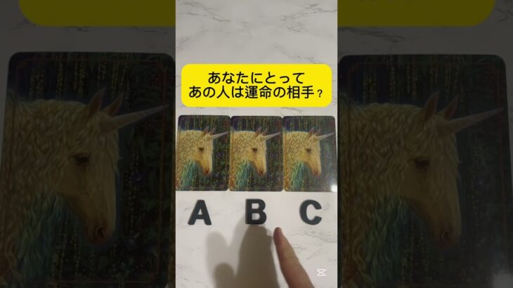 あなたにとってあの人は運命の相手？ #占い #恋愛 #タロット占い