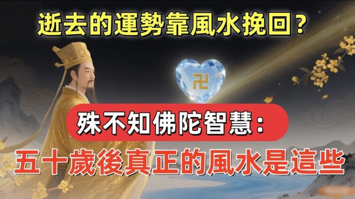 逝去的運勢靠風水挽回？殊不知佛陀智慧：五十歲後真正的風水是這些#風水  #佛教 #佛家 #佛法 #佛學智慧  #buddha #禪心之道 #心境 #命運 #五十歲 #財富 #修心   #人生轉變