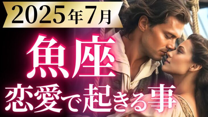 【魚座7月の恋愛運💗】心の準備はOK⁉️ドッカ～ンと状況が一変します🌈運勢をガチで深堀り✨マユコの恋愛タロット占い🔮