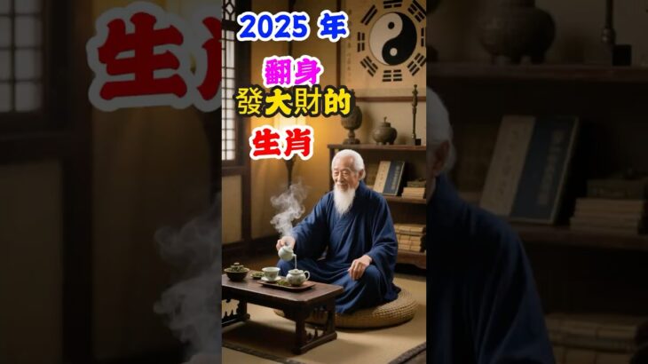 2025 年翻身發大財的生肖#傳統文化#玄學#風水#命理#生肖#婚姻情感#人生感悟#女性成長