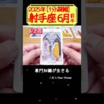 射手座♐️6月前半【1分凝縮版】→フル動画はこの上、▶︎のリンクから🧚 #タロット占い #運勢 #星座 #恋愛 #仕事 #6月 #占い #2025 #射手座 #いて座 #sagittarius