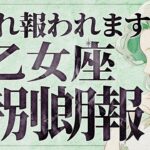 【ご褒美報告】乙女座さん、全員集合です！こんなに良いことある…？驚きの展開がやってきます【運勢タロット占い】