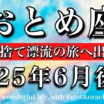 おとめ座♍︎2025年6月後半 解放🔥地図を破り捨て漂流を楽しむ💫Virgo tarot reading