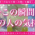 【最新✨恋愛💖】今この瞬間のあの人のあなた様へのお気持ち🔮🦋的中率が高いと言われるルノルマンカードで鑑定します✨