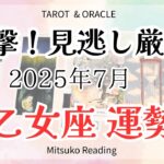 乙女座7月は衝撃の始まり⚡️運命が動く瞬間はすぐそこ。。。自分で選んでオールオッケー！2025年7月仕事恋愛人間関係♍️【癒しのタロット個人鑑定級】