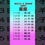 誕生日×数秘術でわかる！最強相性の星座