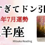牡羊座7月は良すぎてドン引き！宇宙からの太鼓判いただきました😃2025年7月仕事恋愛人間関係♈️【癒しのタロット個人鑑定級】