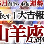 山羊座 6月前半～中旬運勢【嬉しい！楽しい！大好転！深い人間関係が始まる】　やぎ座　2025年　６月　タロットリーディング　  capricorn　June