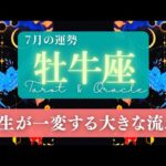 【牡牛座】7月の運勢／苦しみの時期は終わる！ここから人生がドンドン浮上する！🌏✨🕊【タロット】【おうし座】【占い】