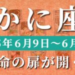 蟹座 【 かに座 ♋ 】週間リーディング( 2025年 6月9日の週) 奇跡、今始まる！好転加速中✨🔑 蟹座 タロット占い