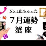 おいおい‼️全蟹座がチビるような神運気だぜ～～～‼️‼️◯◯運No. 1☝️2025年7月全体運勢♋️仕事恋愛不安解消評価や印象【個人鑑定級タロットヒーリング】