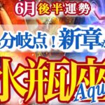 水瓶座 ６月後半運勢【凄い展開！大きく流れが変わる今年後半への分岐点】ハードな闘いは終了です　　　みずがめ座　2025年 ６月運勢　タロットリーディング　Aquarius　MayJune