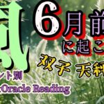 6月前半【風のエレメント、双子座♊天秤座♎水瓶座♒】変化の始まり…そして徐々に明らかに！あるがままに温かく包み込むゆとりを持ったあなたがいい。我慢せず柔軟に。どんな言葉より胸の鼓動が教えてくれるよ
