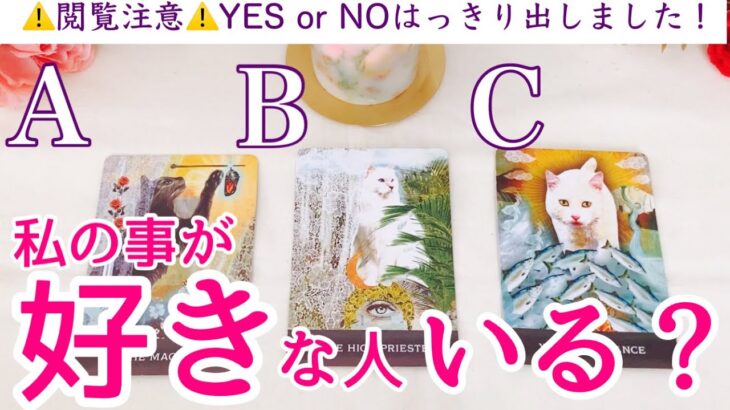 【YES or NOハッキリ出しました❗️】今私の事が好きな人はいますか？タロット、タロット占い、恋愛