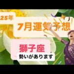 2025年7月獅子座運気 勢いがあるときには注意点があります