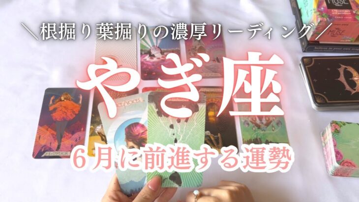 山羊座🐐６月取り組むことに対しての大切なメッセージが✨個人鑑定級の濃厚リーディング
