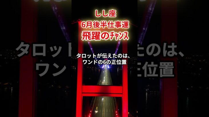 【獅子座】2025年6月後半仕事運「しし座の運勢」#獅子座 #しし座 #獅子座の運勢