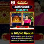 Mesha Rasi Phalalu | 05-06-2025 | Daily Horoscope | Dr Edupuganti Padmaja Rani | Vanitha Tv