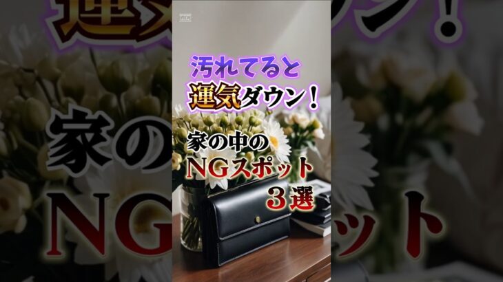 【要チェック！】運がいい人が絶対に掃除してる場所3選#スピリチュアル #開運 #潜在意識 #shorts