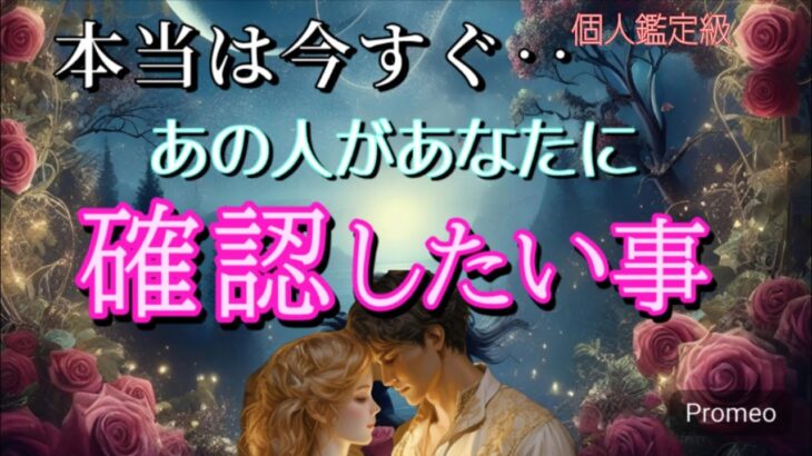 【ごめん…😭】本当は今すぐあなたに確認したい事💓恋愛タロット占い