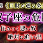 【ふたご座】心に住まう悪いもの。追い出せば必要な現金が入りました。双子座の宿命を解説。