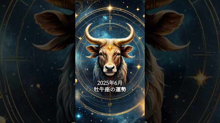 2025年6月 牡牛座の運勢 #おうし座 #牡牛座 #運勢 #2025年6月 #占い #星占い #星座占い #星座 #12星座