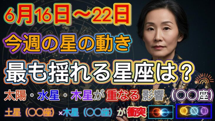 【週間まとめ】6月16日〜22日｜太陽・水星・木星が合、土星×木星スクエアの影響【12星座別運勢】