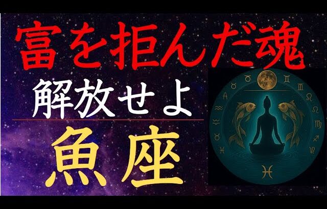 【魚座♓️2025年6月】金に無縁。人生の嘆きを終えよ また見送るというのか うお座の運勢・運命の水脈