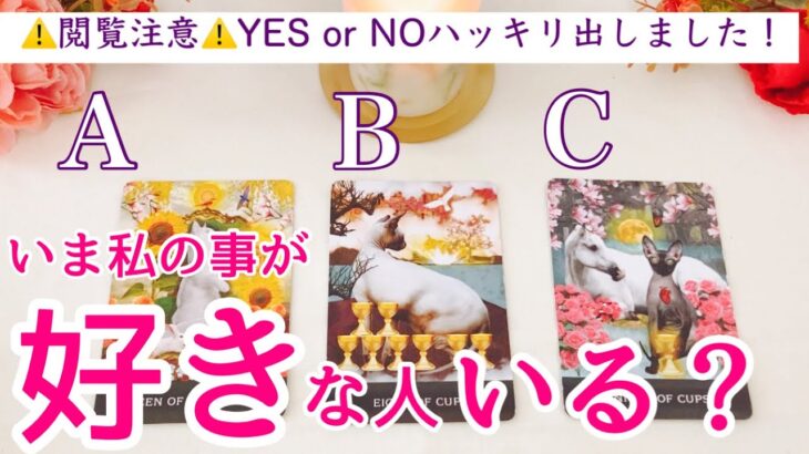 【⚠️閲覧注意⚠️YES or NO❗️】今わたしの事が好きな人いますか？タロット、タロット占い、恋愛