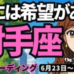 【射手座】♐️2025年6月23日の週♐️私には希望がある。だから辛い時も乗り越えて行ける。いて座。タロットリーディング