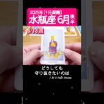 水瓶座♒️6月後半【1分凝縮版】→フル動画はこの上、▶︎のリンクから🧚 #タロット占い #運勢 #星座 #恋愛 #仕事 #6月 #占い #2025 #みずがめ座 #水瓶座 #aquarius