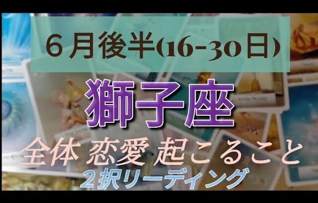 ６月後半(16-30日)獅子座 全体 恋愛(両思い、片思い、好きな人居ない方別) 起こること！  ２択リーディング