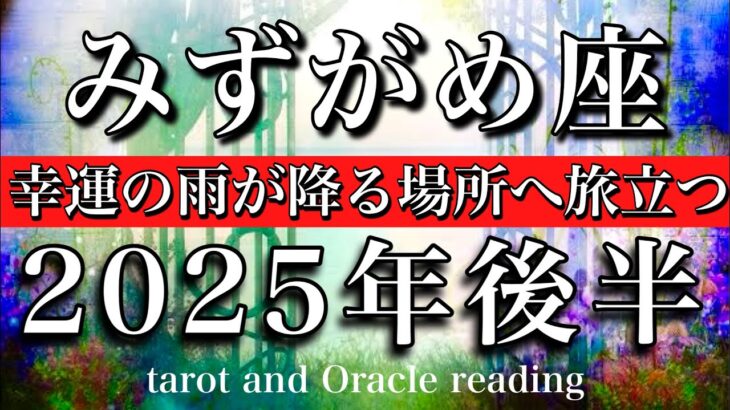みずがめ座♒︎2025年7月から12月まで　ステージを選ぶ🔥幸運のシャワーが降る場所へ辿り着く💫Aquarius tarot reading