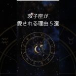 双子座が愛される理由５選 | 明るくて楽しいふたご座さんの魅力　 #星座占い #双子座 　 #占い  #shorts