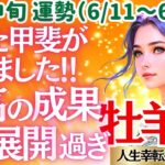 【♈牡羊座さん💖6月中旬運勢】〈運気大好転❗頑張ってきたことの成果が出る時💖その喜びを笑顔で爆発させて＼(^_^)／再出発できる👍〉 人生幸転タロットリーディング 占い おひつじ座 太陽星座・月星座