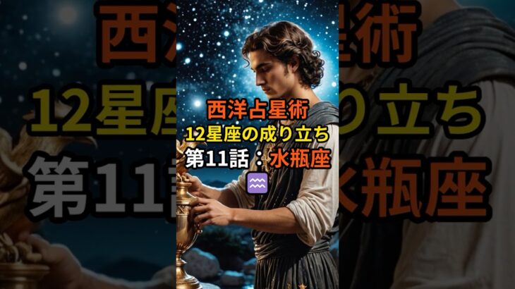 西洋占星術・12星座の成り立ち 第11話：水瓶座【スピリチュアル 占い 幸運 引き寄せ 雑学】