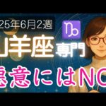 【やぎ座♑️週間占い6月9日～】理不尽な要求や嫌がらせ   断ち切ろう❗️山羊座の運勢占い 2025年