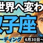 【双子座】♊️2025年6月30日の週♊️新しい世界へ変わる。未来は広く果てしない。ただ大切なことはおろそかにしないで。ふたご座。タロットリーディング