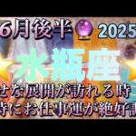 水瓶座♒️さん⭐️6月後半の運勢🔮幸せな展開が訪れる時‼️特にお仕事運が絶好調です✨