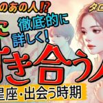【まさかのあの人🫢？】次に付き合う人。特徴・星座・出会う時期、そして〇〇！徹底的に詳しくみました。当たる恋愛占い。『タロット・ルノルマン・オラクル』