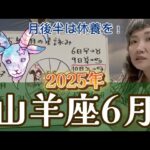 問題解決に明るい兆し！ただし運勢は複雑！！2025年6月 山羊座の運勢
