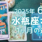 水瓶座さん♒️2025年6月の運勢タロットリーディング✨