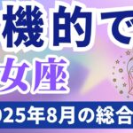 【乙女座】2025年8月のおとめ座の運勢『危機的です』