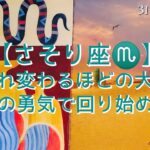 【さそり座♏】〜貴方にやって来る驚きの変化〜　生まれ変わるほどの大変化　その勇気で回り始める