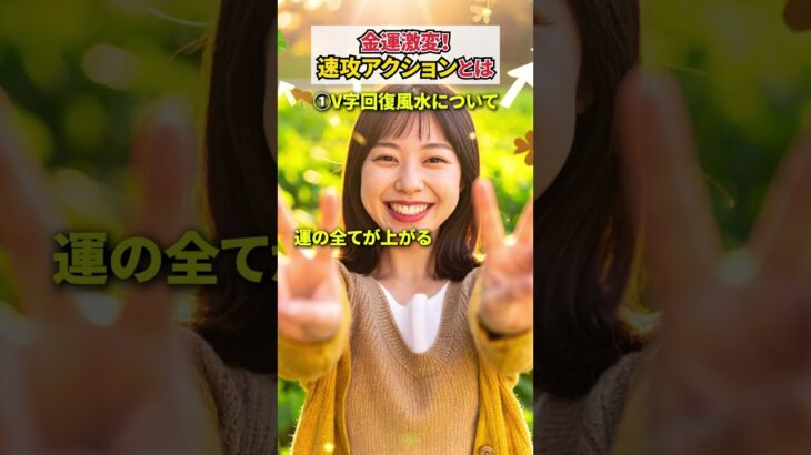 即効性抜群の金運V字回復アクション #風水 #スピリチュアル #占い
