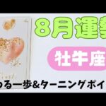 【牡牛座】8月の運勢🍀▼タロットカード&オラクルカード&ルノルマンカード占い