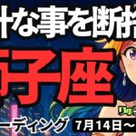 【獅子座】♌️2025年7月14日の週♌️新スタートに向けて。余計な事を断捨離する時。しし座。タロットリーディング