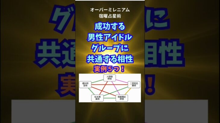 【宿曜占い】推しが成功できるかグループ内の相性でわかる！  #推し活 #ファン #相性占い #宿曜占星術  #占い #友衰 #オーバーミレニアム